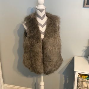 Womens fur vest new